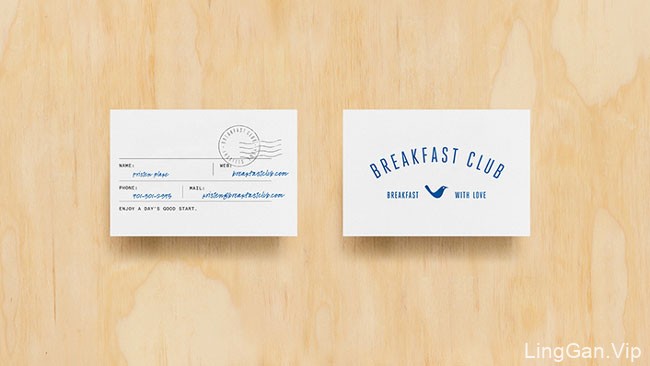 国外VI设计Breakfast Club俱乐部形象设计分享
