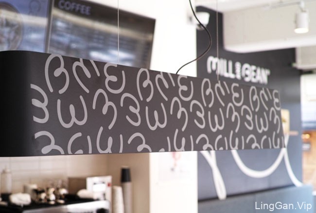 国外Mill And Bean咖啡烘焙餐厅形象vi设计