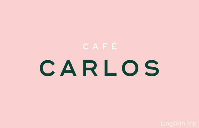 国外Cafe Carlos咖啡馆品牌基础vi形象设计