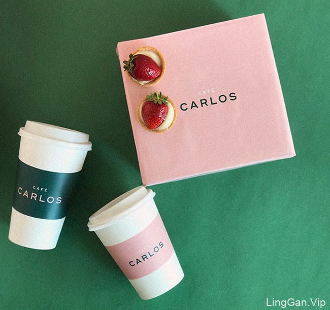 国外Cafe Carlos咖啡馆品牌基础vi形象设计