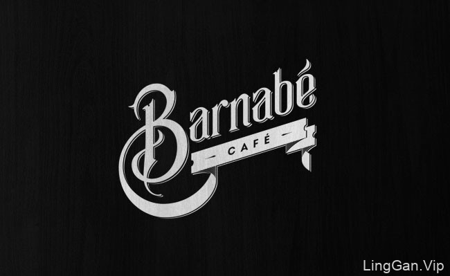 国外Barnabe咖啡馆VI形象设计作品