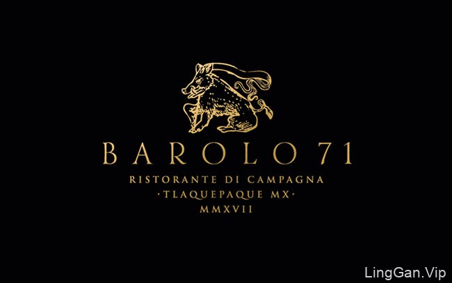 BAROLO 71意大利餐厅品牌形象vi设计