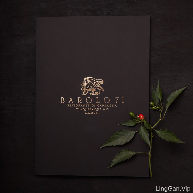 BAROLO 71意大利餐厅品牌形象vi设计