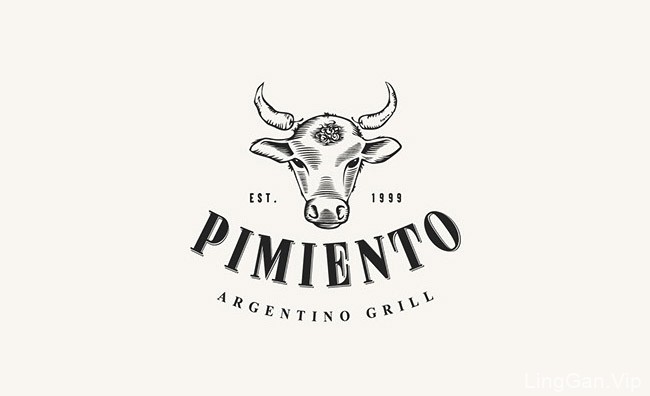 国外Pimiento烧烤餐厅品牌设计作品