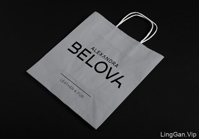 国外Alexandra Belova服装店VI形象设计作品