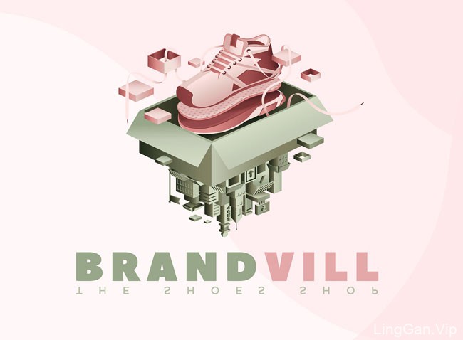 国外BRANDVILL鞋店时尚形象设计