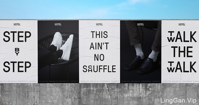 Hotel Motel高端运动鞋品牌VI形象设计