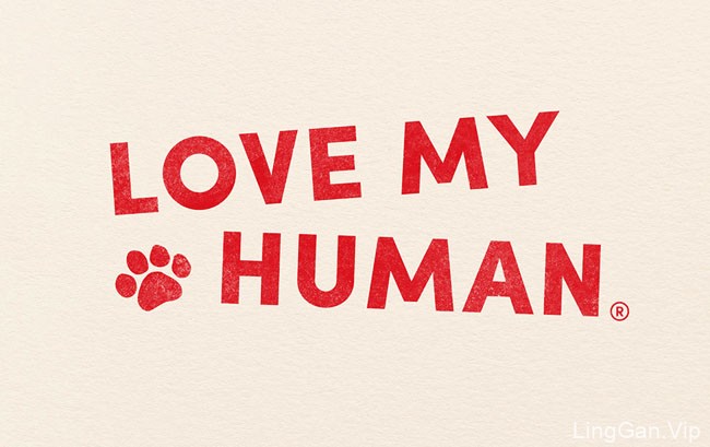 为宠物狗服务的Love My Human品牌形象设计