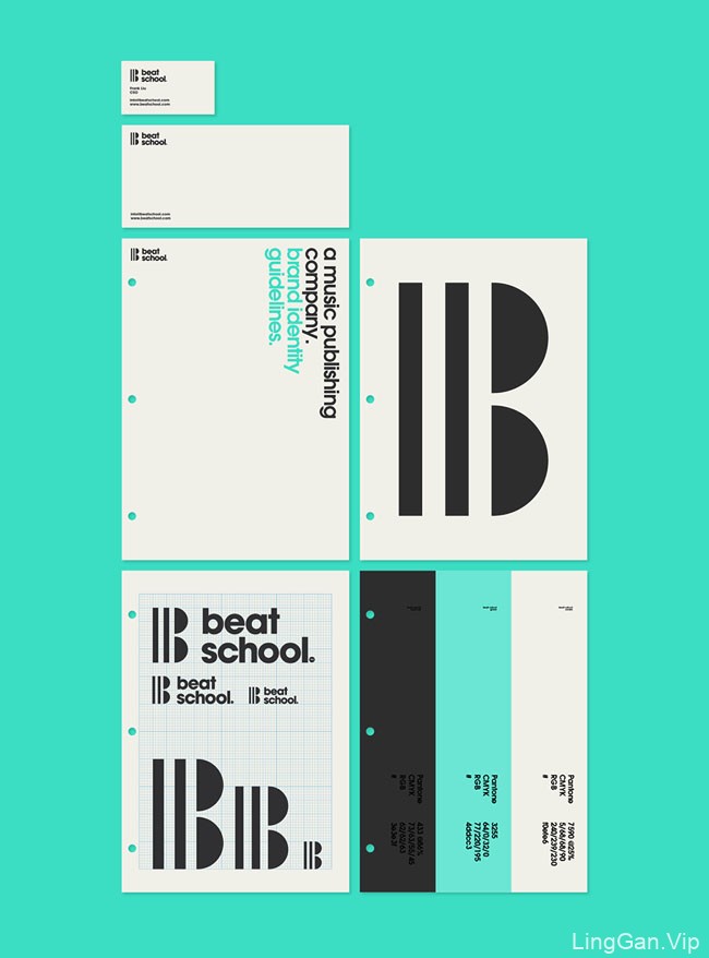 Beat School音乐发行公司品牌形象设计