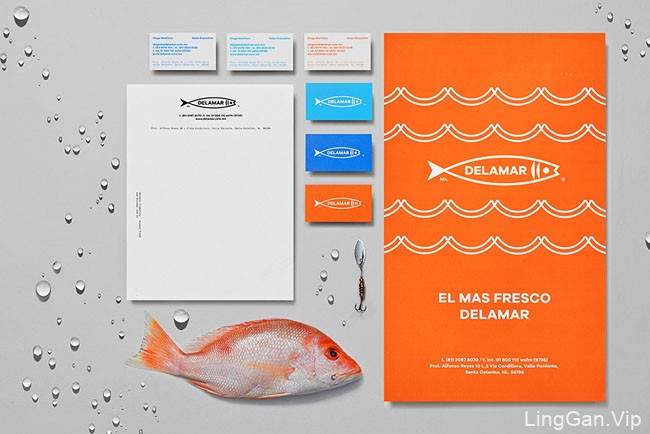Delamar海鲜产品公司品牌形象设计