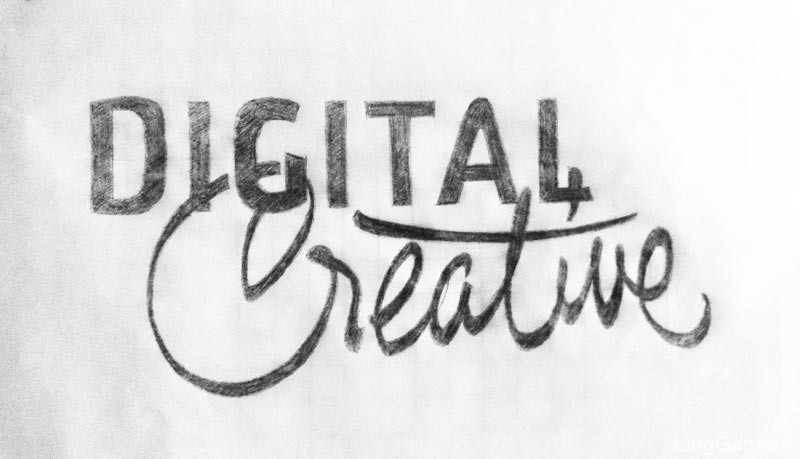 Digital Creative国外创意字母标志LOGO设计
