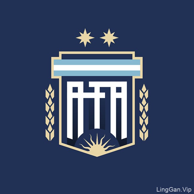 委内瑞拉Moises 2018世界杯主题徽章LOGO设计