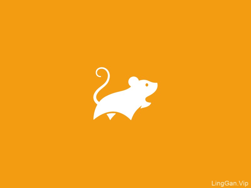 鼠年大吉！38款小鼠元素Logo设计