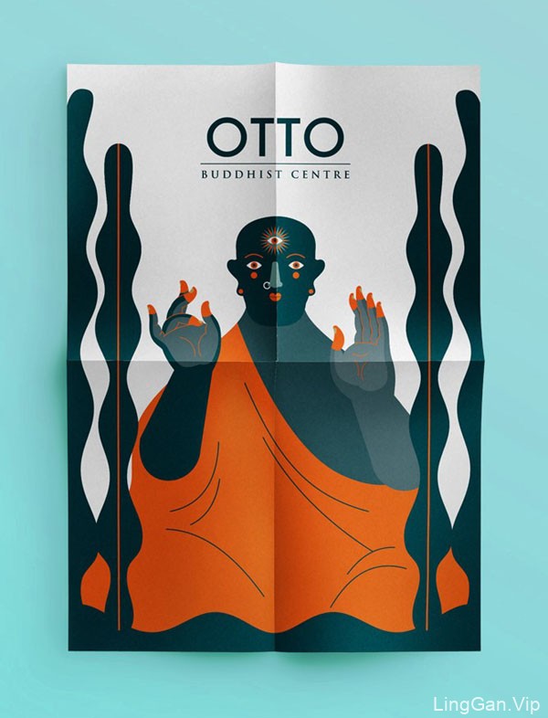西班牙OTTO佛教中心名片设计欣赏