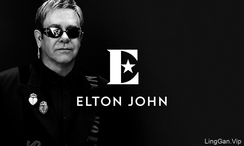 英国著名摇滚歌手（Elton John）推出个人形象LOGO