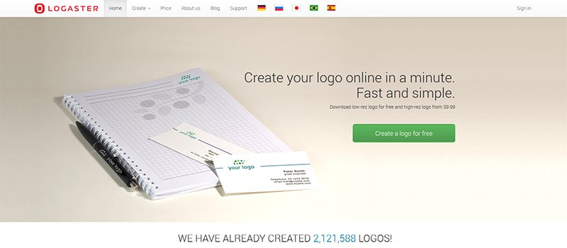 你想免费设计LOGO？这个网站可以帮你搞定！