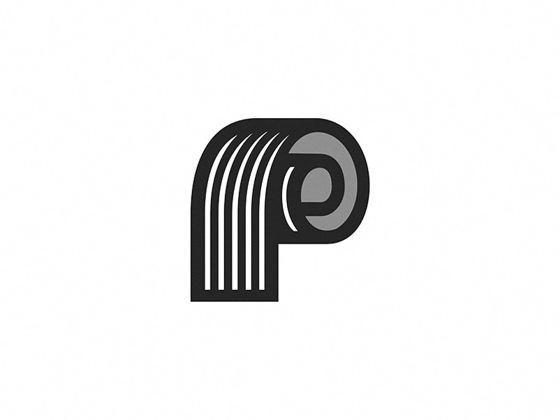 商品标志-11款卷纸元素Logo设计