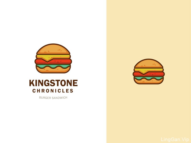 20款汉堡Logo标志设计作品